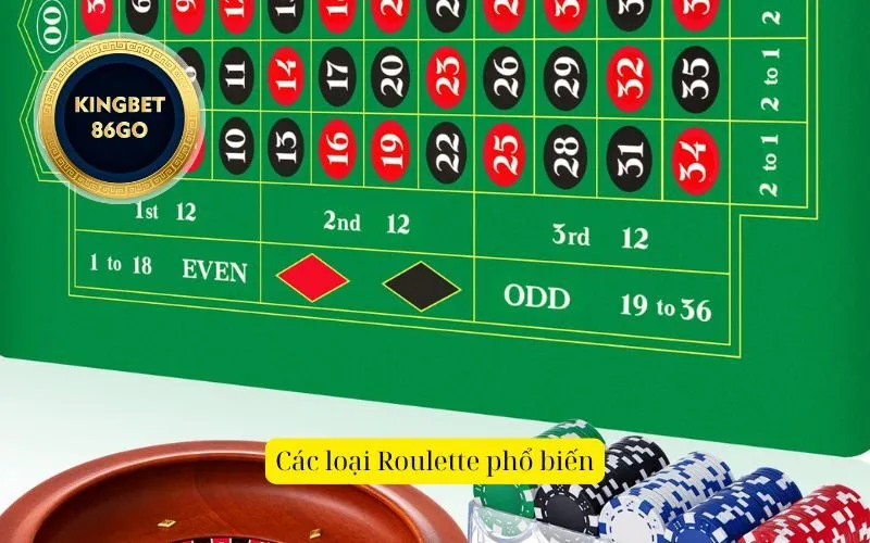 Các loại Roulette phổ biến
