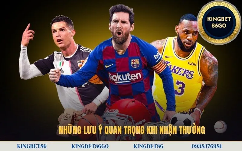 Những lưu ý quan trọng khi nhận thưởng